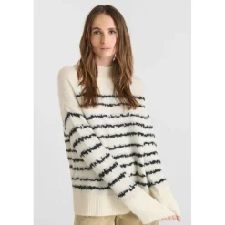 Pull AUGUST blanc Lucy en laine