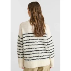 Pull AUGUST blanc Lucy en laine