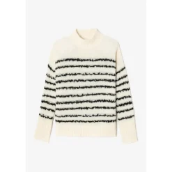 Pull AUGUST blanc Lucy en laine