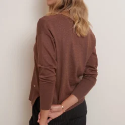 Pull chocolat marron