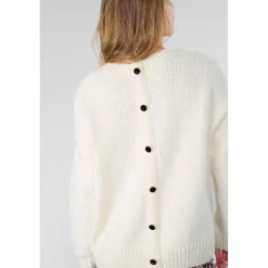 Pull DAISY blanc Dot