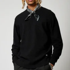 Pull en coton LEWIS Black noir