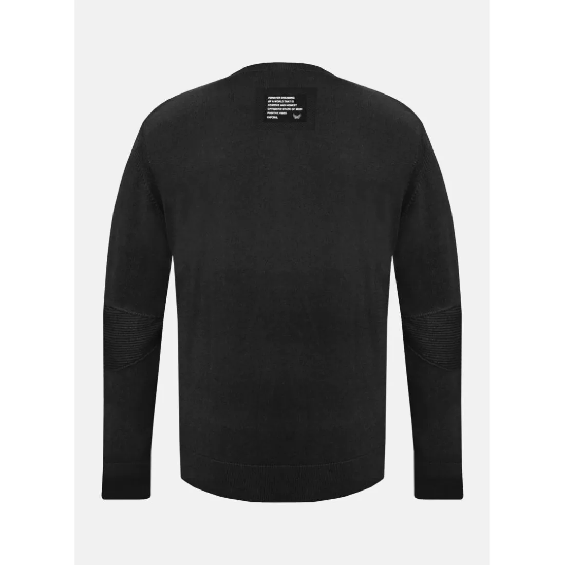 Pull en coton LEWIS Black noir