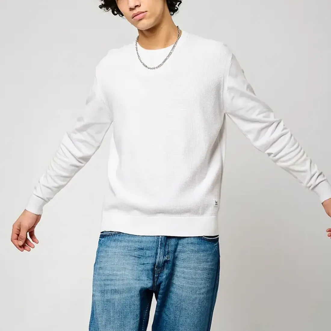 Pull en coton MARUS White blanc