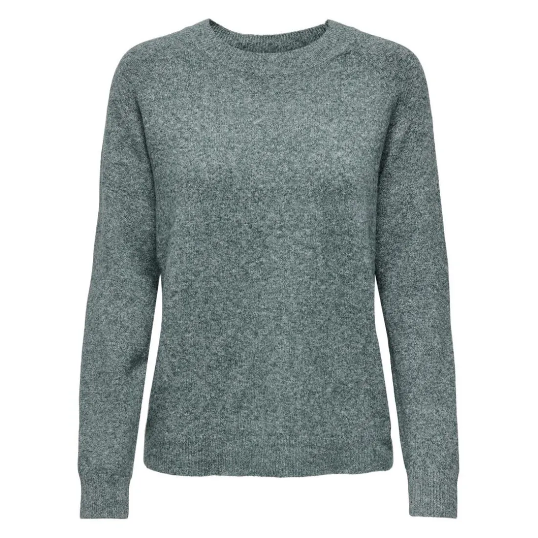 Pull en maille à manches longues bleu océan Bree