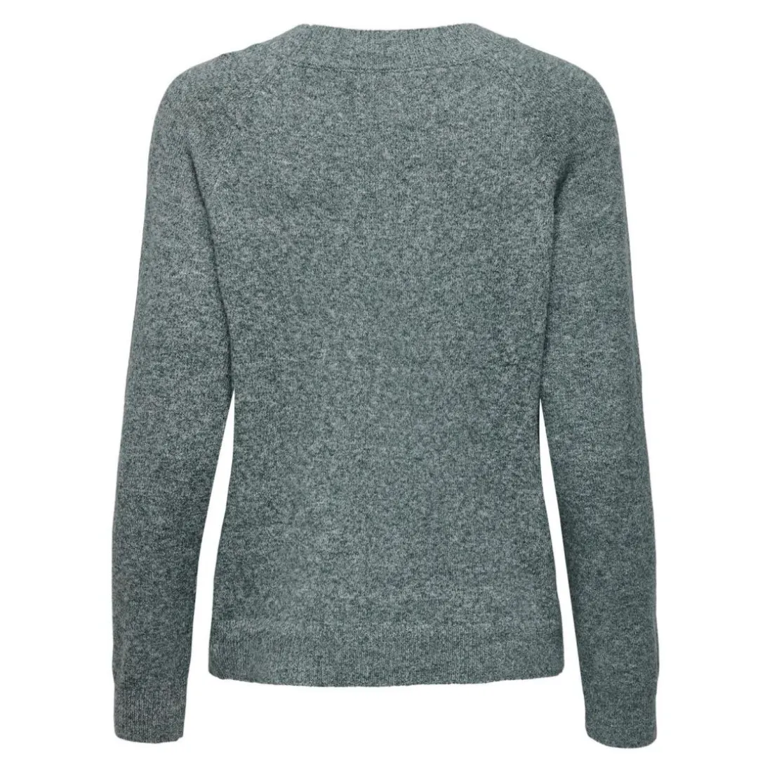 Pull en maille à manches longues bleu océan Bree