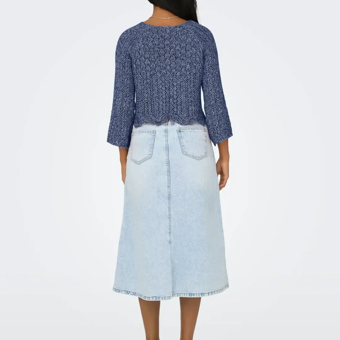 Pull en maille ocre Jade