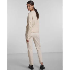 Pull en maille blanc Ruth