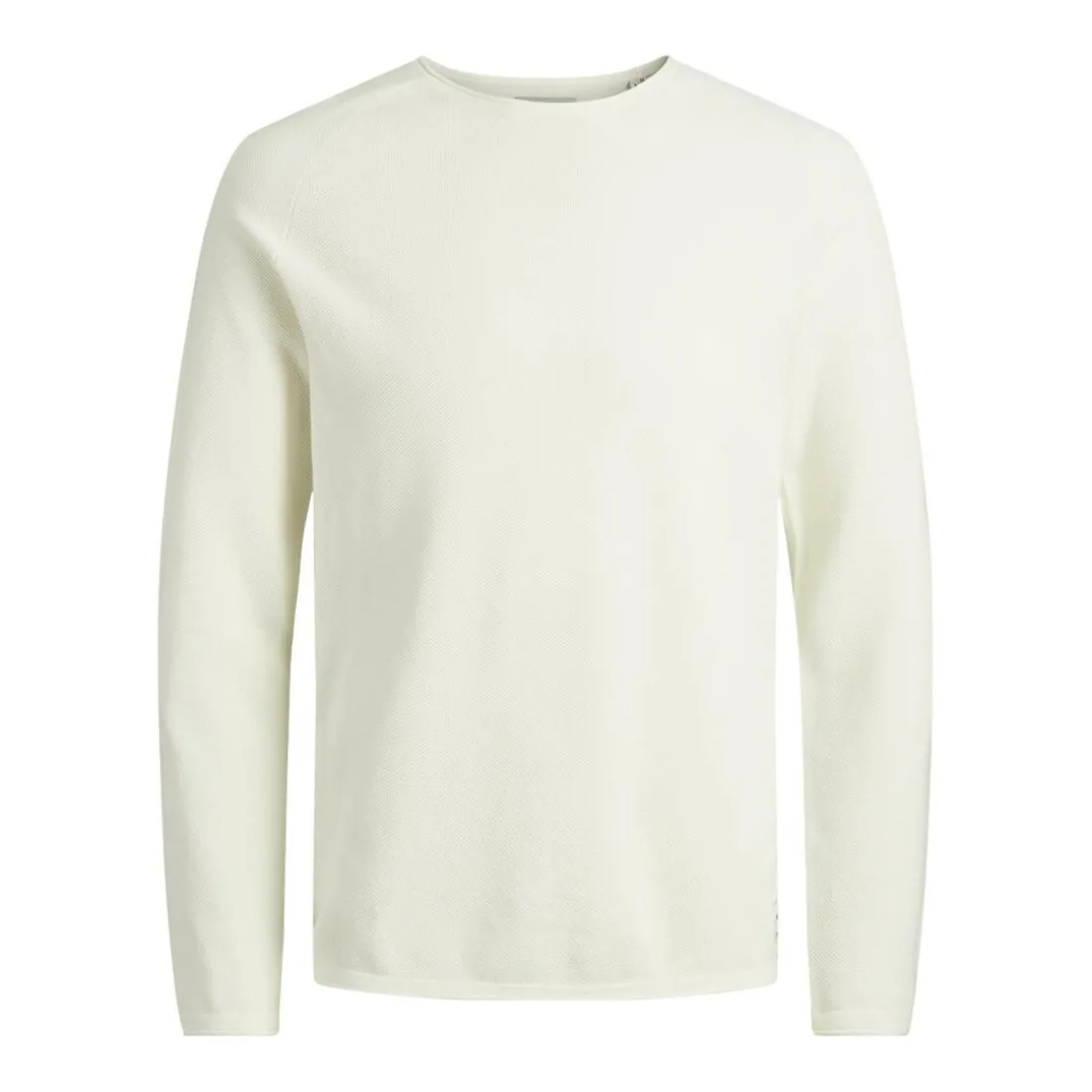 Pull en maille Col rond Manches longues Blanc Reed Oscar