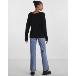 Pull en maille noir Cara