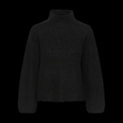 Pull en maille noir Elle