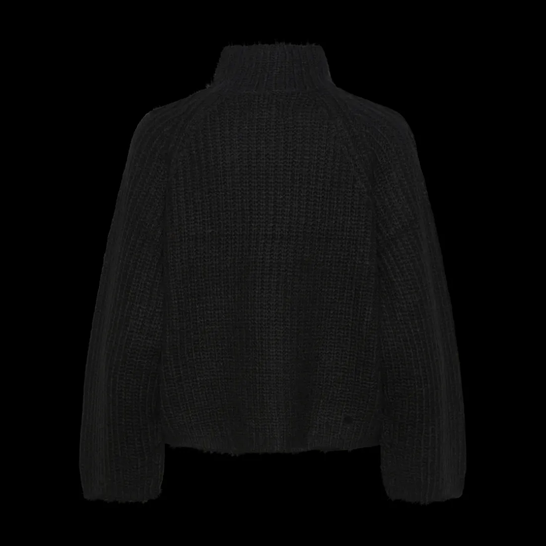 Pull en maille noir Elle