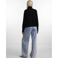 Pull en maille noir Nola