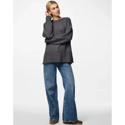Pull en maille oversize Nancy gris Page