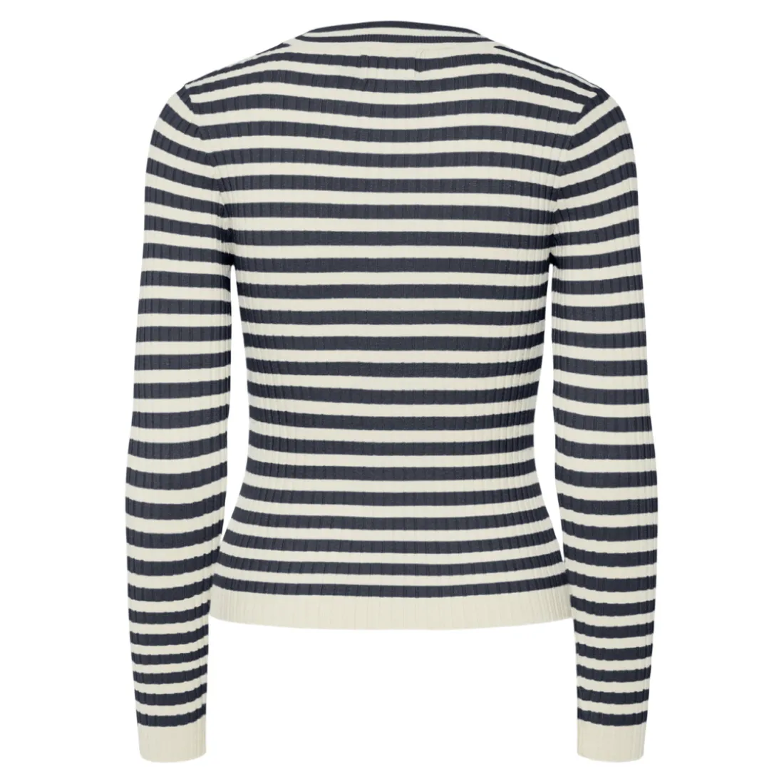 Pull en maille viscose Crista à rayures bleu Hattie