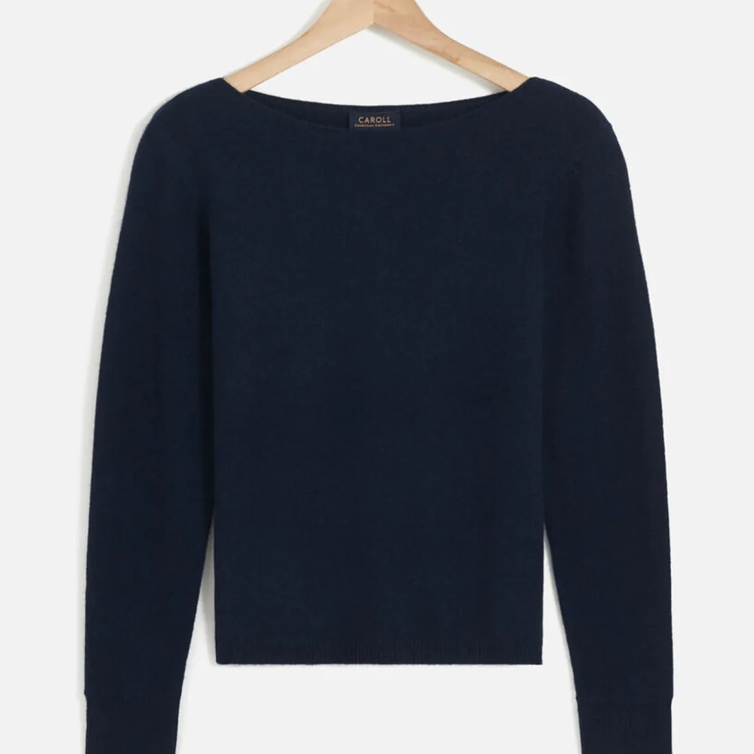 Pull femme bleu marine en cachemire