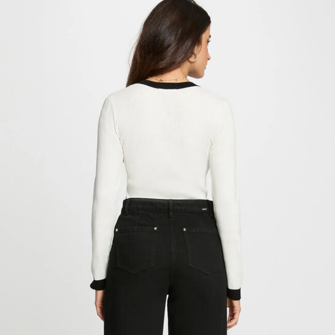 Pull femme Morgan blanc en viscose