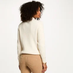 Pull femme Morgan ivoire en viscose