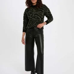 Pull femme Morgan kaki foncé