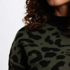 Pull femme Morgan kaki foncé