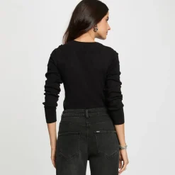 Pull femme Morgan noir en viscose