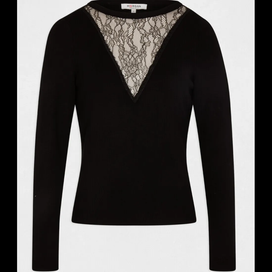 Pull femme Morgan noir en viscose