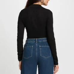 Pull femme noir en viscose