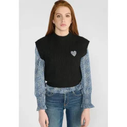 Pull fille, BELLGI noir Faye