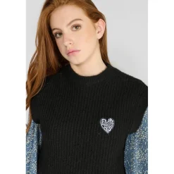 Pull fille, BELLGI noir Faye