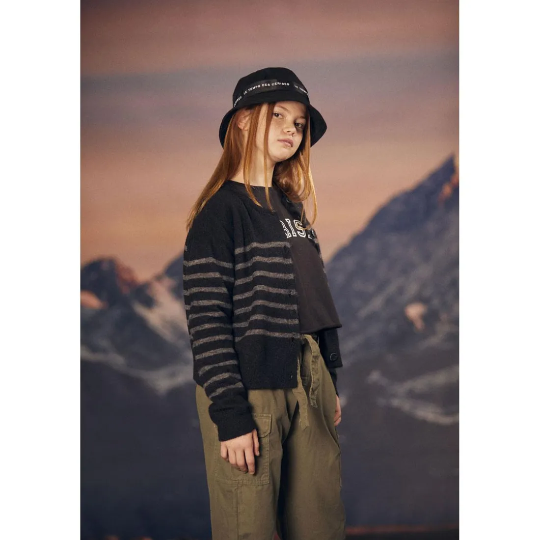 Pull fille, MORKAGI noir