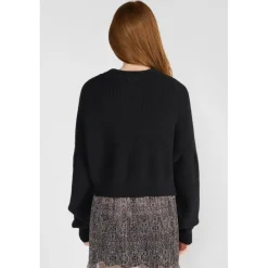 Pull fille, SURGI noir Aria en viscose