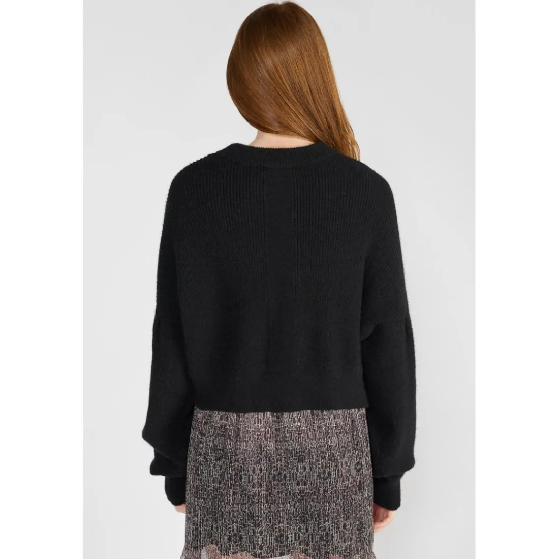 Pull fille, SURGI noir Aria en viscose