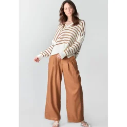 Pull LOBELIE blanc Lila