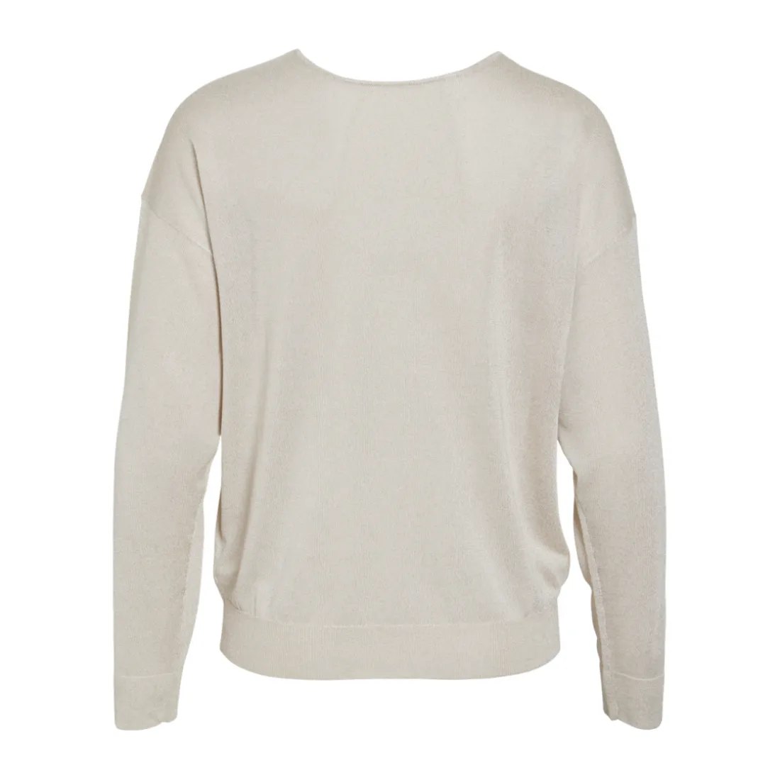Pull manches longues col en V Novy marron Ula