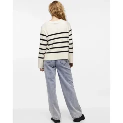 Pull over manches longues Sia blanc en viscose Lucy