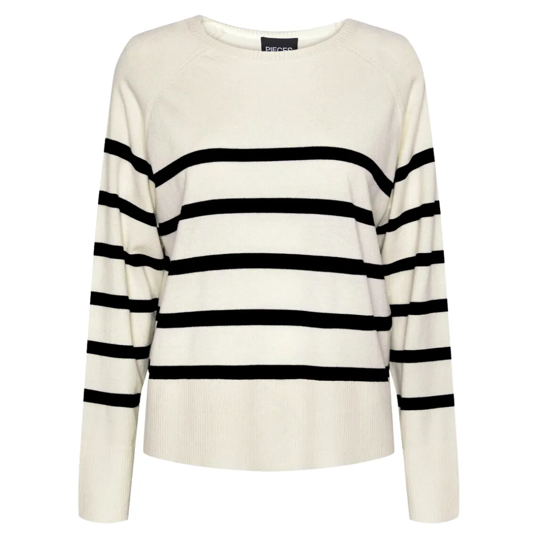 Pull over manches longues Sia blanc en viscose Lucy