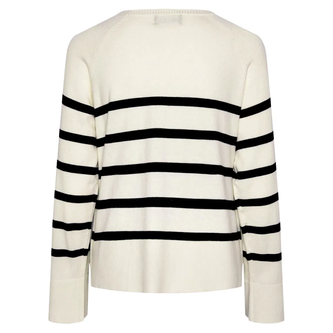 Pull over manches longues Sia blanc en viscose Lucy