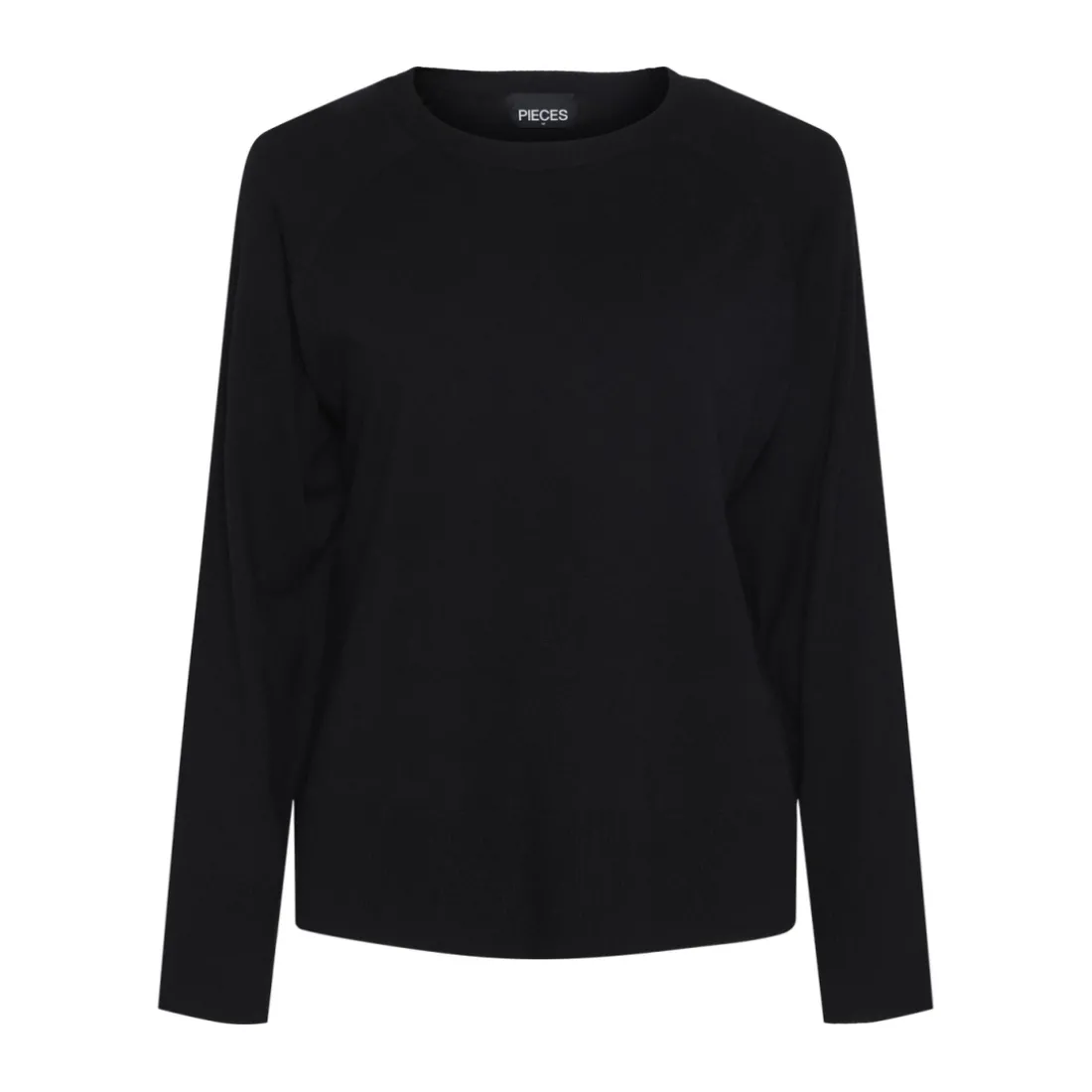 Pull over manches longues en viscose Sia noir Mae