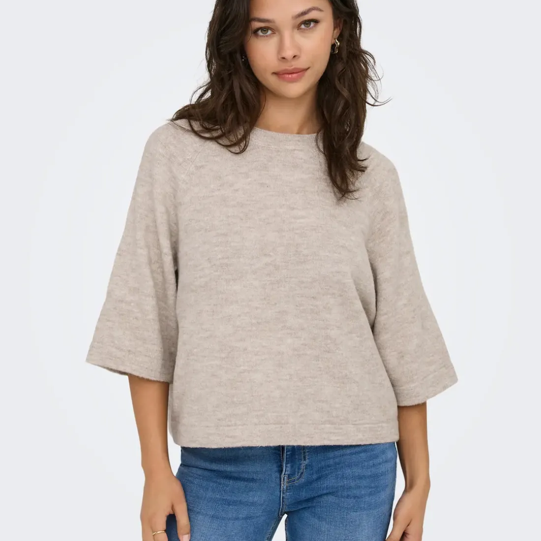 Pull Simoni 3/4 - Brun stone Bea