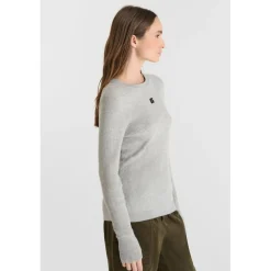 Pull STEFY gris en viscose Uma