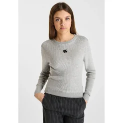 Pull STEFYGI gris en viscose Alia