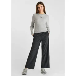 Pull STEFYGI gris en viscose Alia