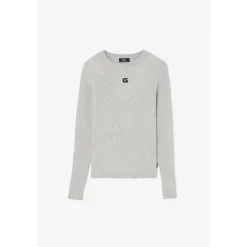 Pull STEFYGI gris en viscose Alia