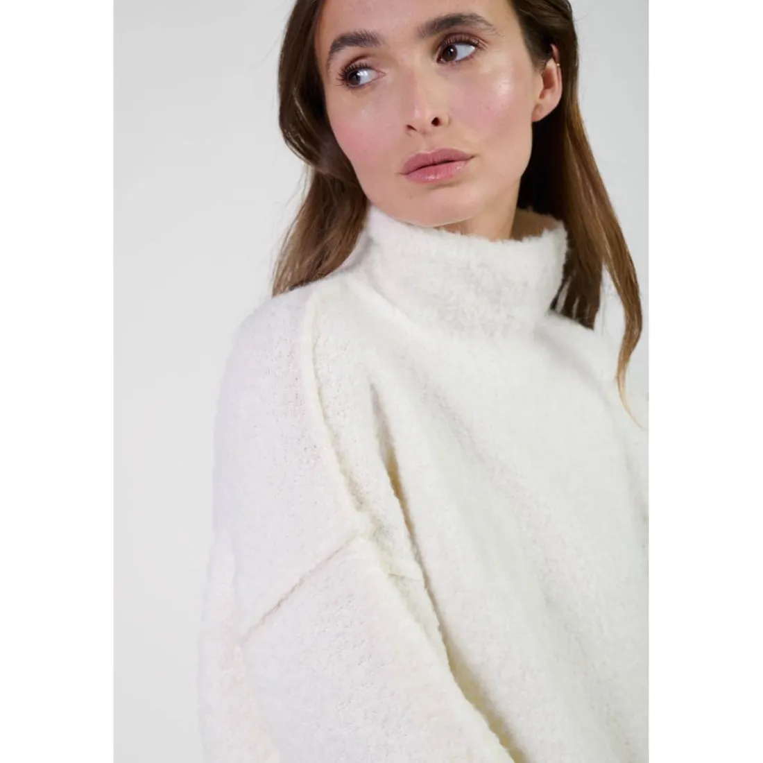 Pull TELA blanc Rose