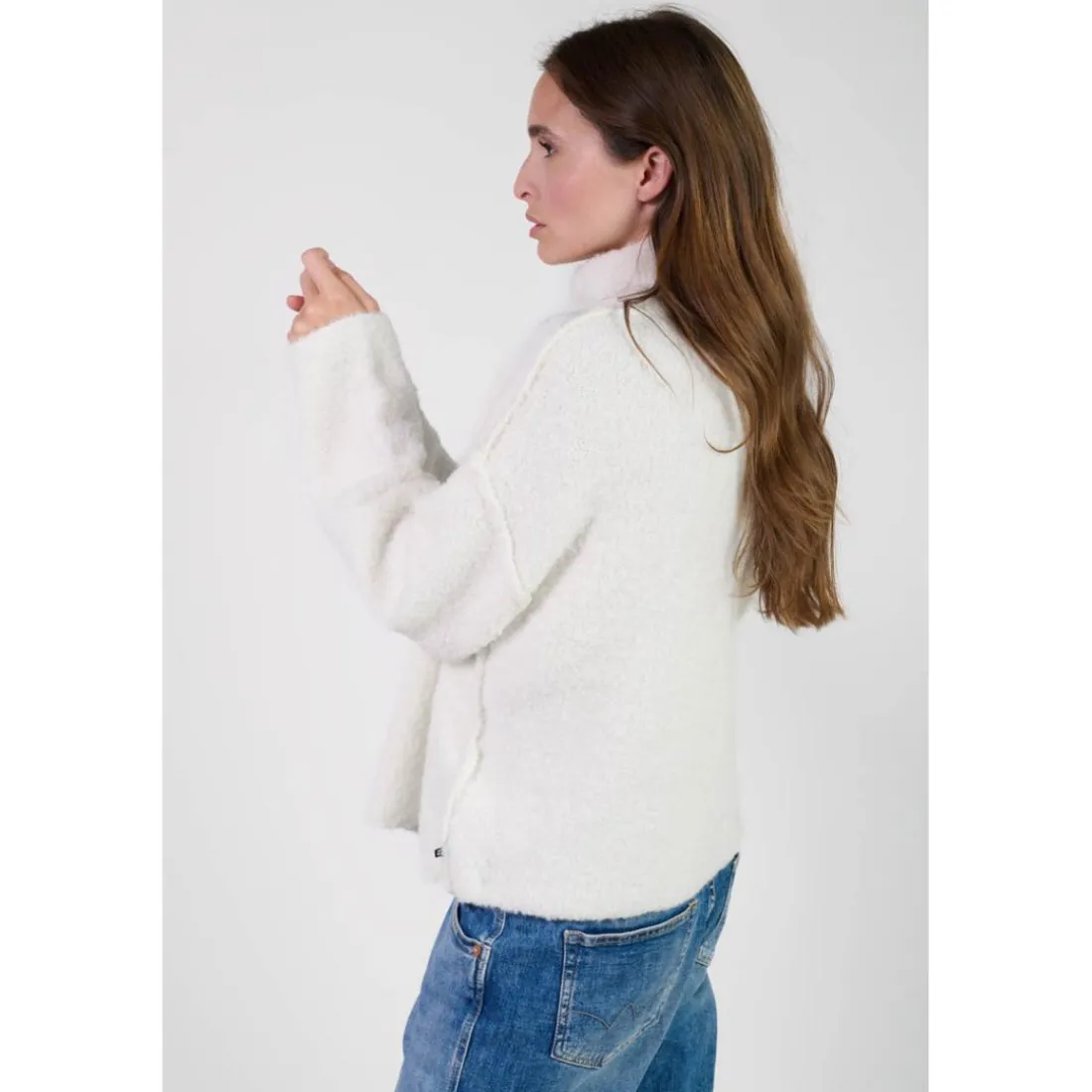 Pull TELA blanc Rose