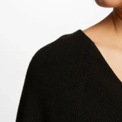 Pull viscose femme noir