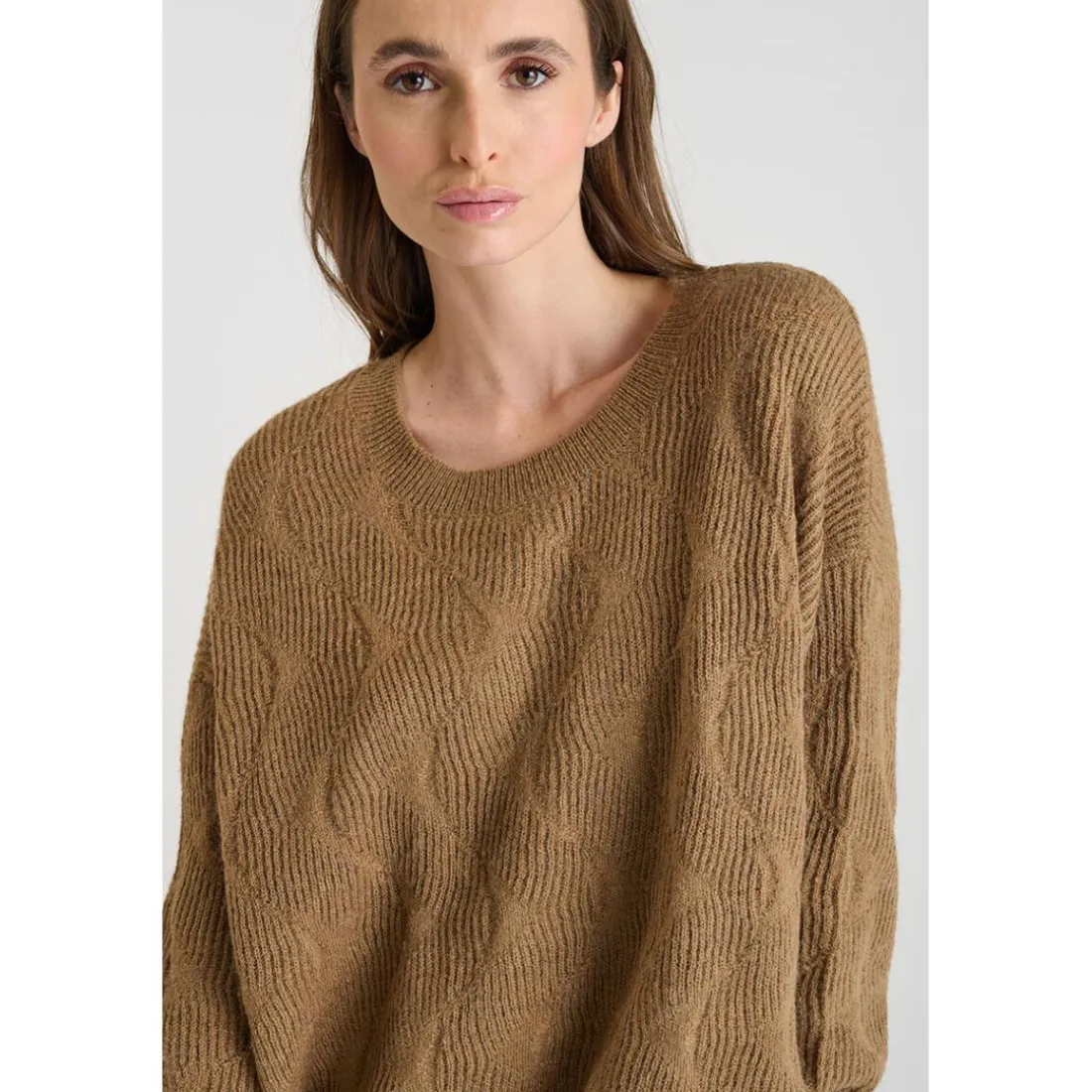 Pull ZELENA marron Sam