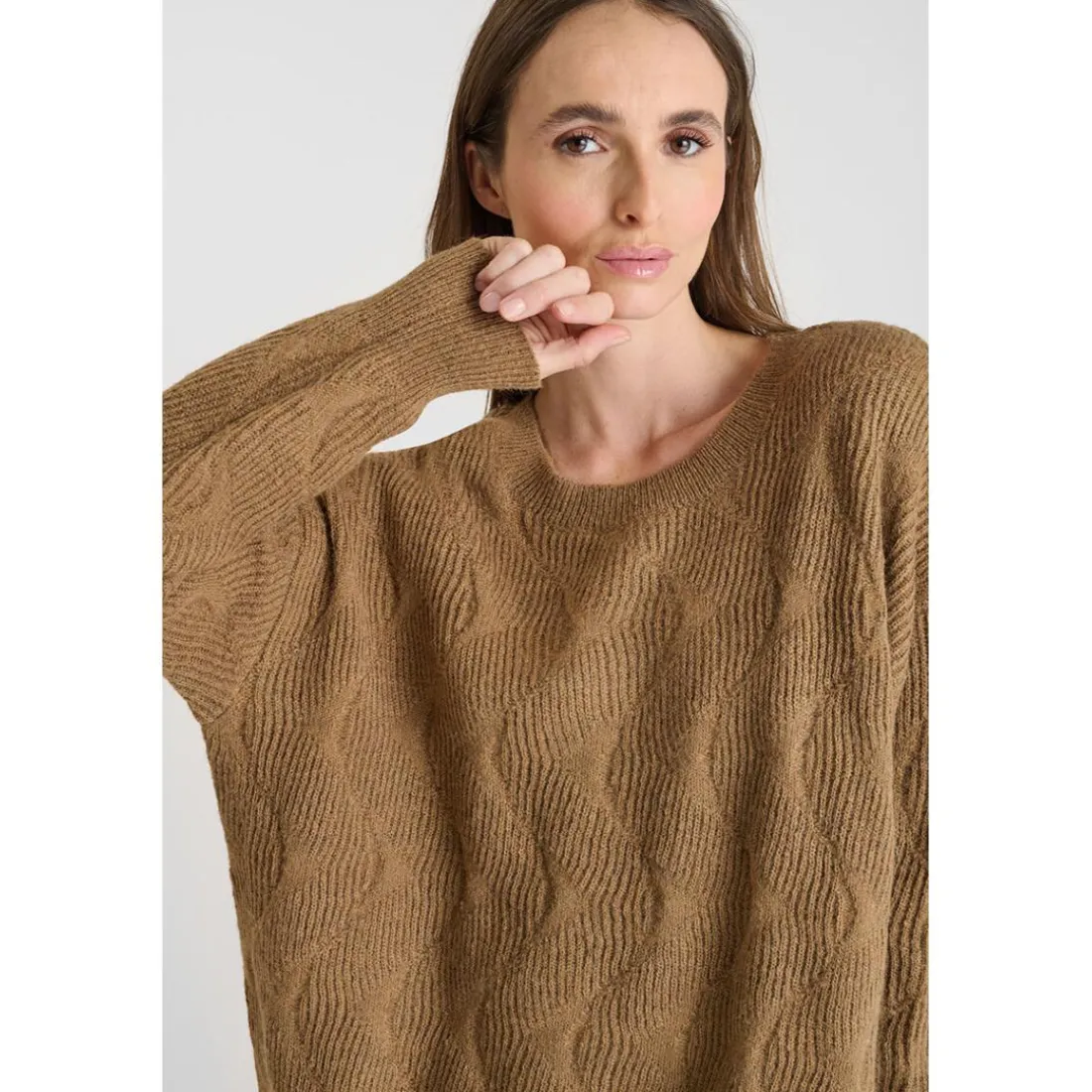 Pull ZELENA marron Sam