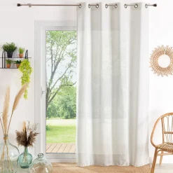 Px etamine unie 140x260 COTOLINO - écru
