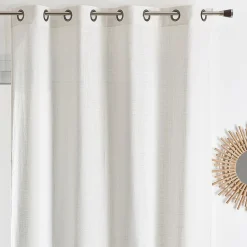 Px etamine unie 140x260 COTOLINO - écru